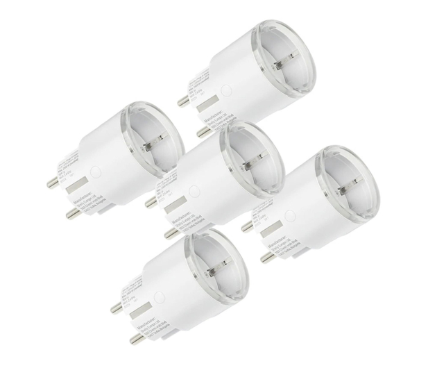 Shelly Zestaw 5 Inteligentnych gniazd Plug S MTR Gen3 12A (biały) - 1490045 - zdjęcie